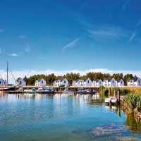 Marina with holiday apartments in Peenemünde. Germany © DR pics - stock.adobe.com