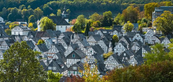 View of the old, beautiful city of Freudenberg © Andreas Fischer - stock.adobe.co