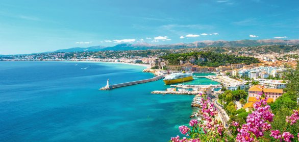 Nice city, french riviera, mediterranean sea © LiliGraphie - stock.adobe.com