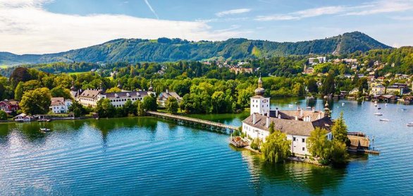 Schloss Ort (or Schloss Orth) is an Austrian castle situated in © Martin - stock.adobe.com